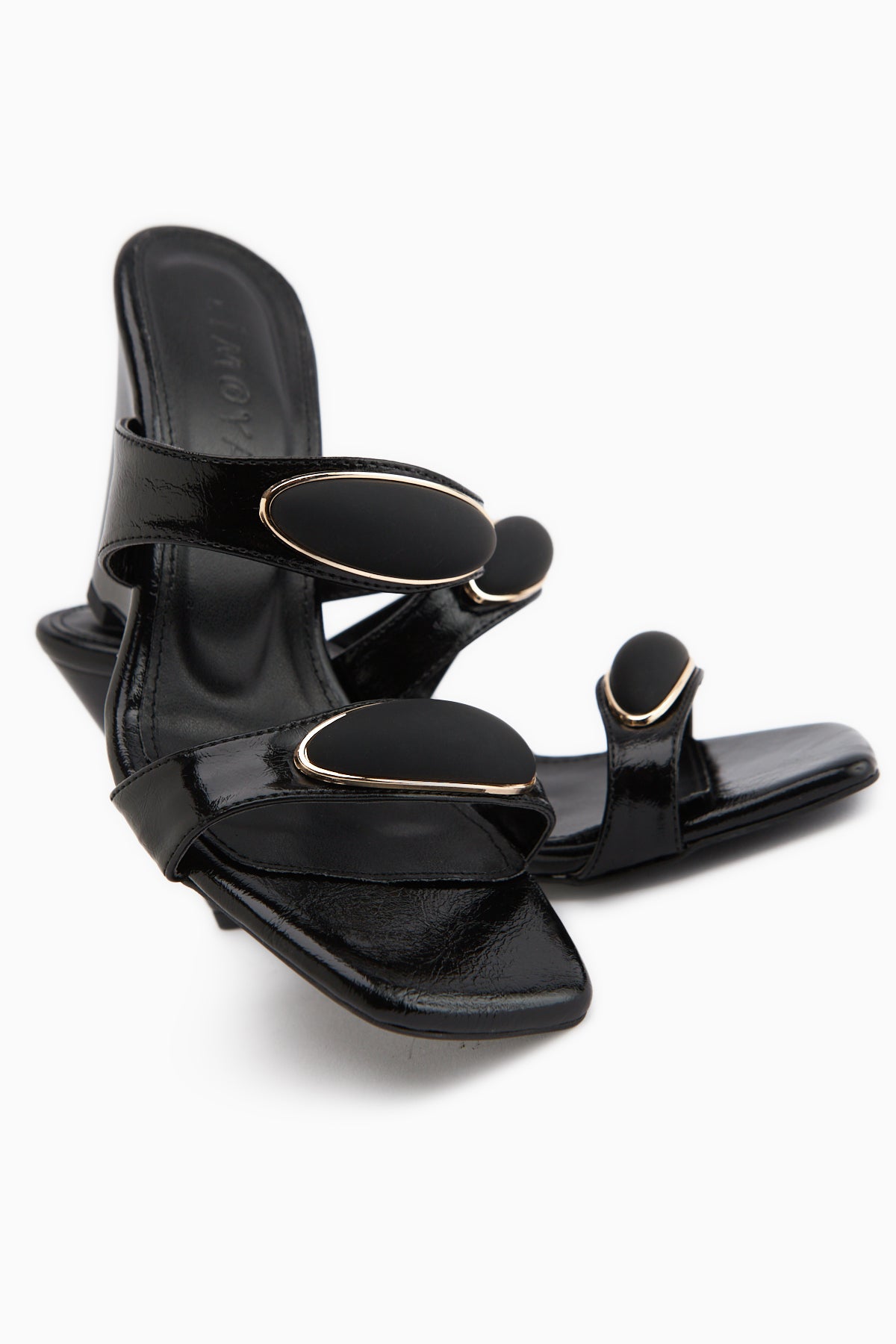 Mirsa Siyah Dolgu Topuklu Kadın Terlik