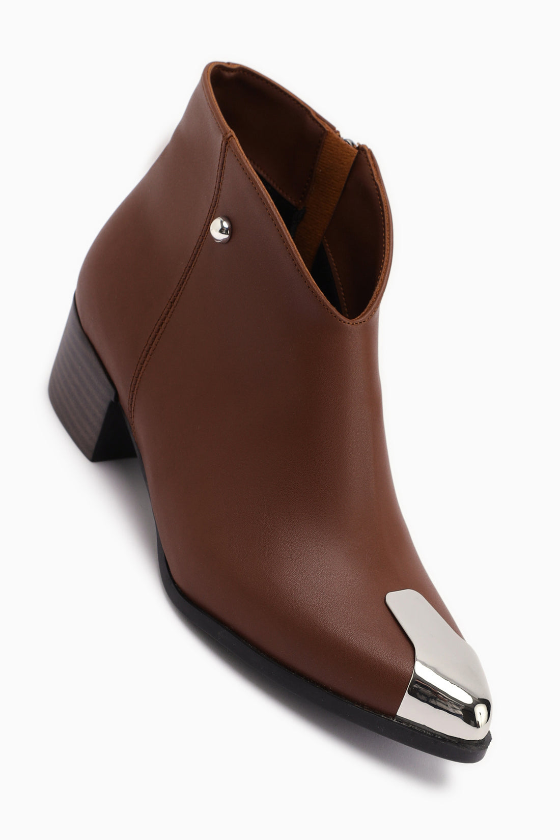 Jay Taba Sivri Burunlu Metal Detaylı Bot