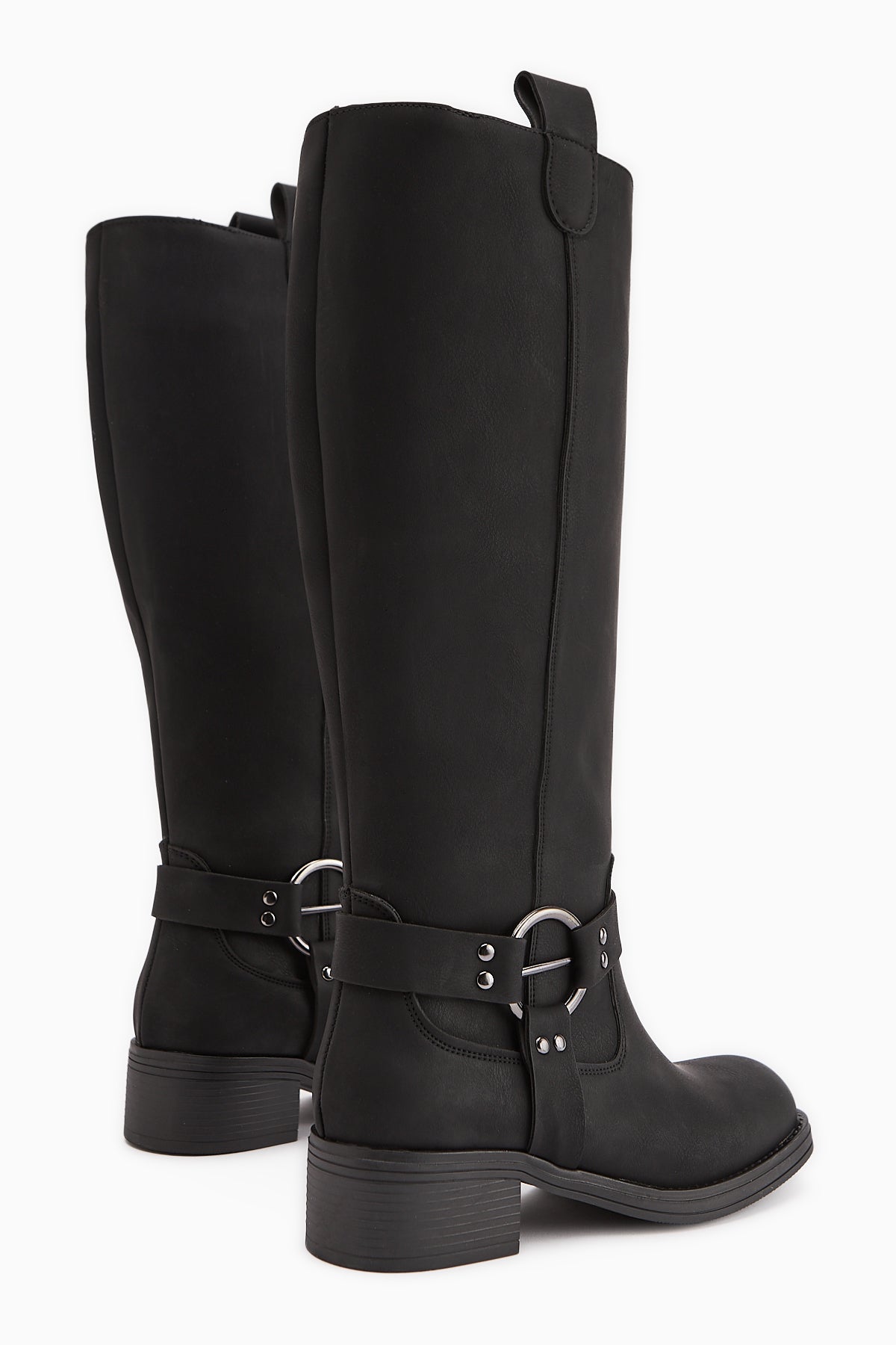 Soleil Siyah Kemer Detaylı Çekme Çizme