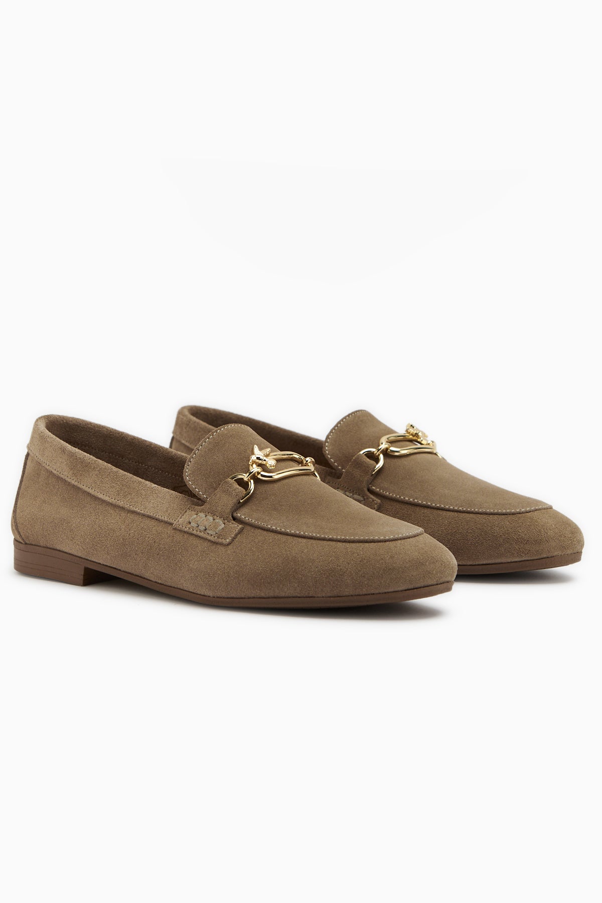 Alessa Hakiki Deri Vizon Tokalı Loafer Kadın Günlük Makosen Ayakkabı