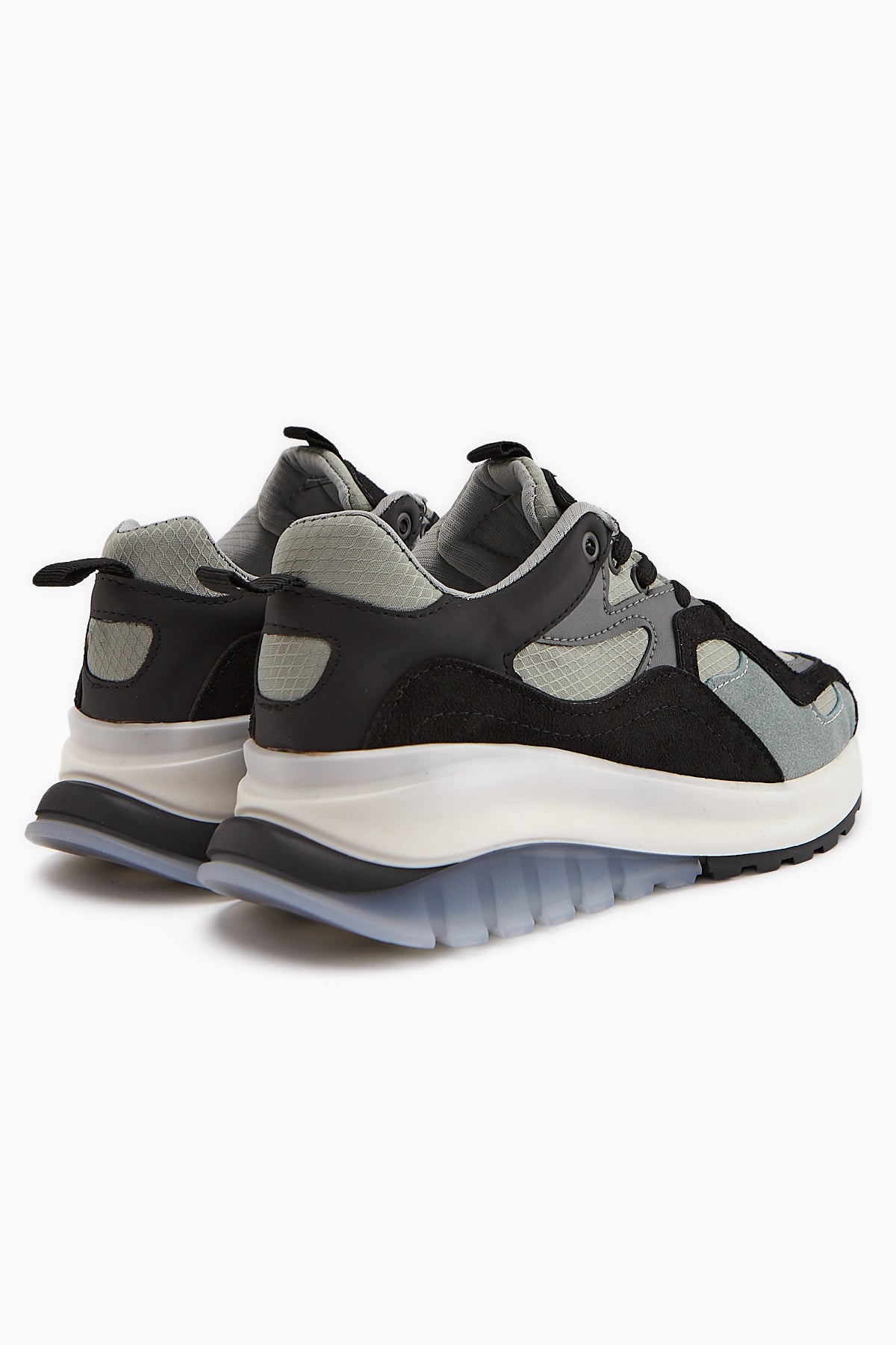 Klara Siyah Süet Yüksek Tabanlı Kadın Sneaker