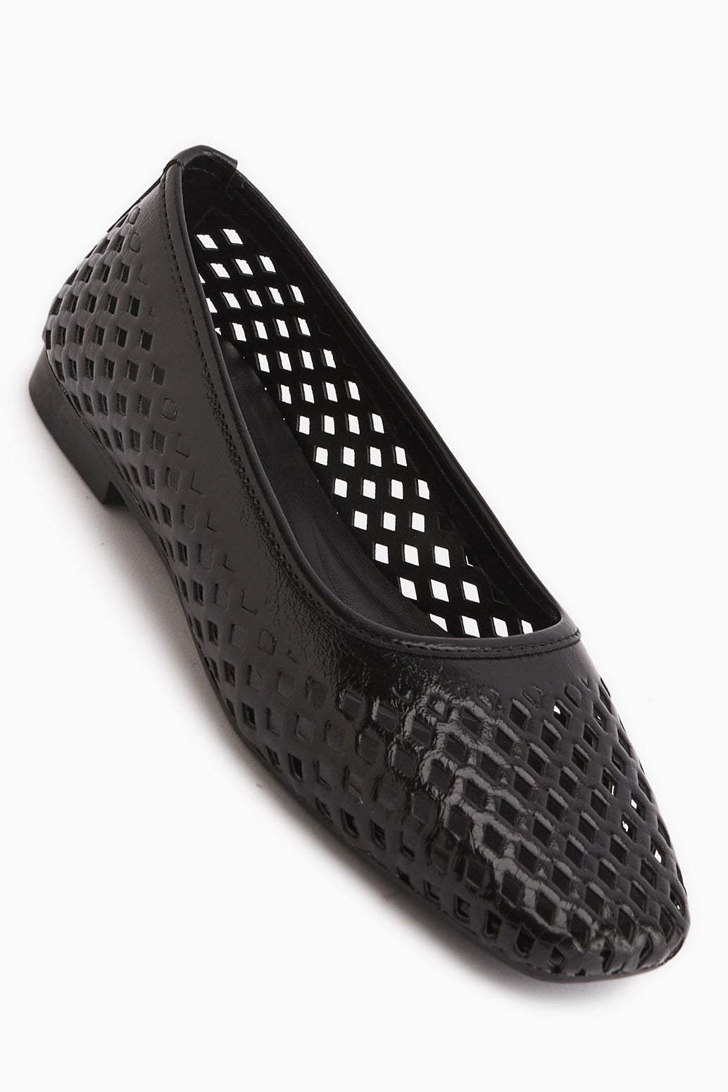 Fridah Siyah Fiyonk Detaylı Küt Burun Kadın Babet