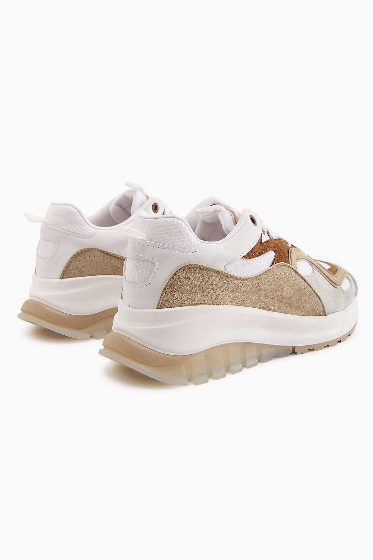 Klara Taba Süet Yüksek Tabanlı Kadın Sneaker