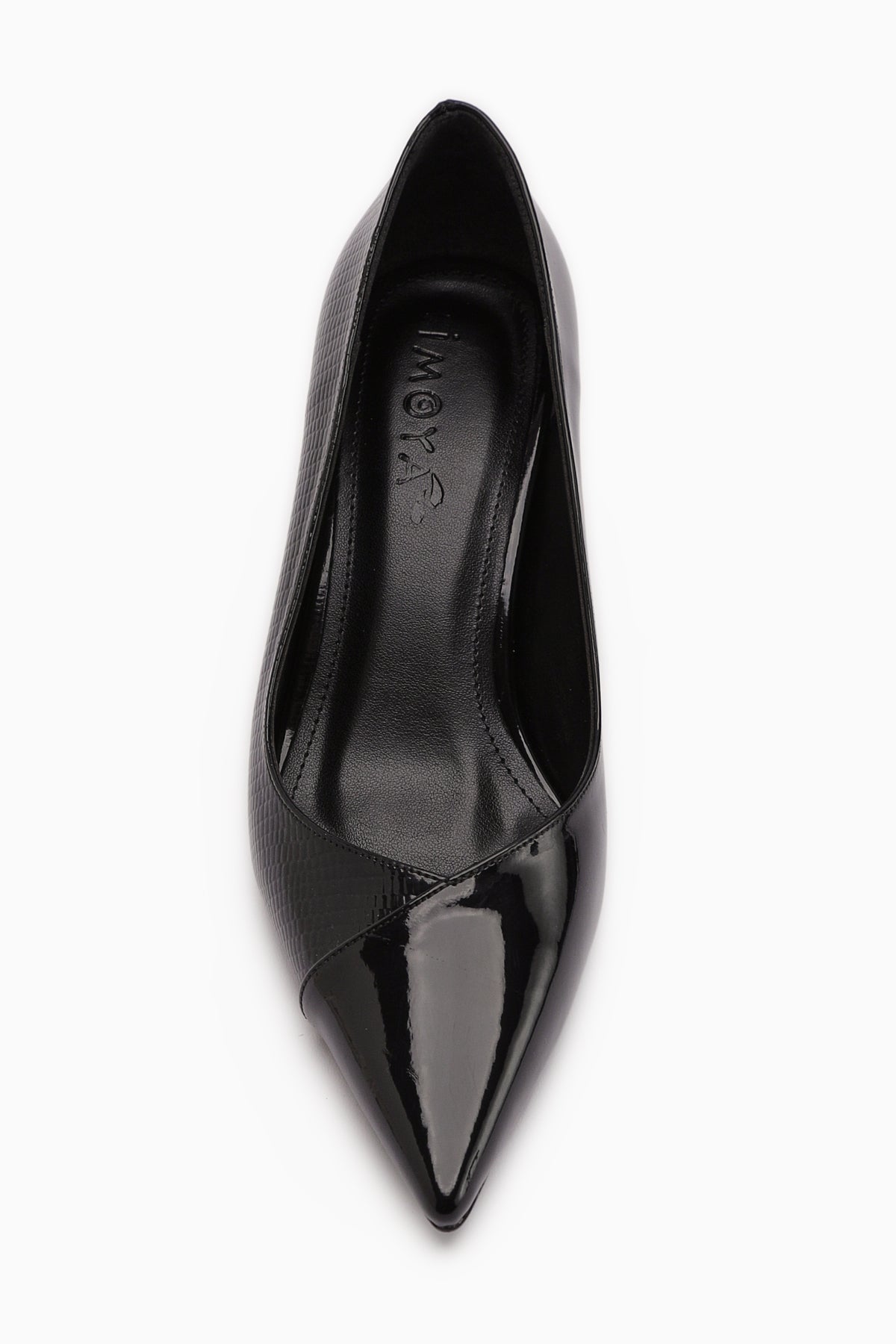 Elly Siyah Kadın İnce Topuklu Ayakkabı