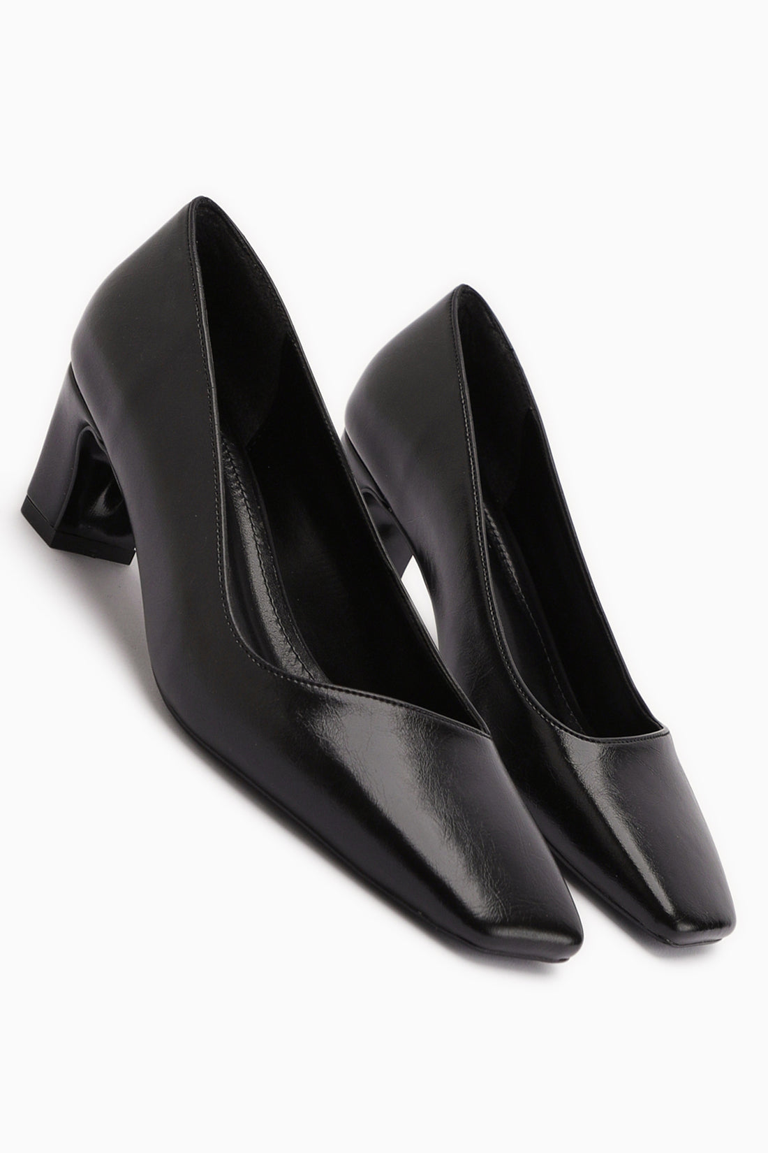 Jelina Siyah Kalın Topuklu Kadın Ayakkabısı