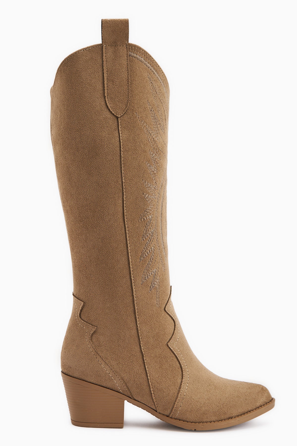 Hero Vizon Süet Nakışlı Kovboy Çizme