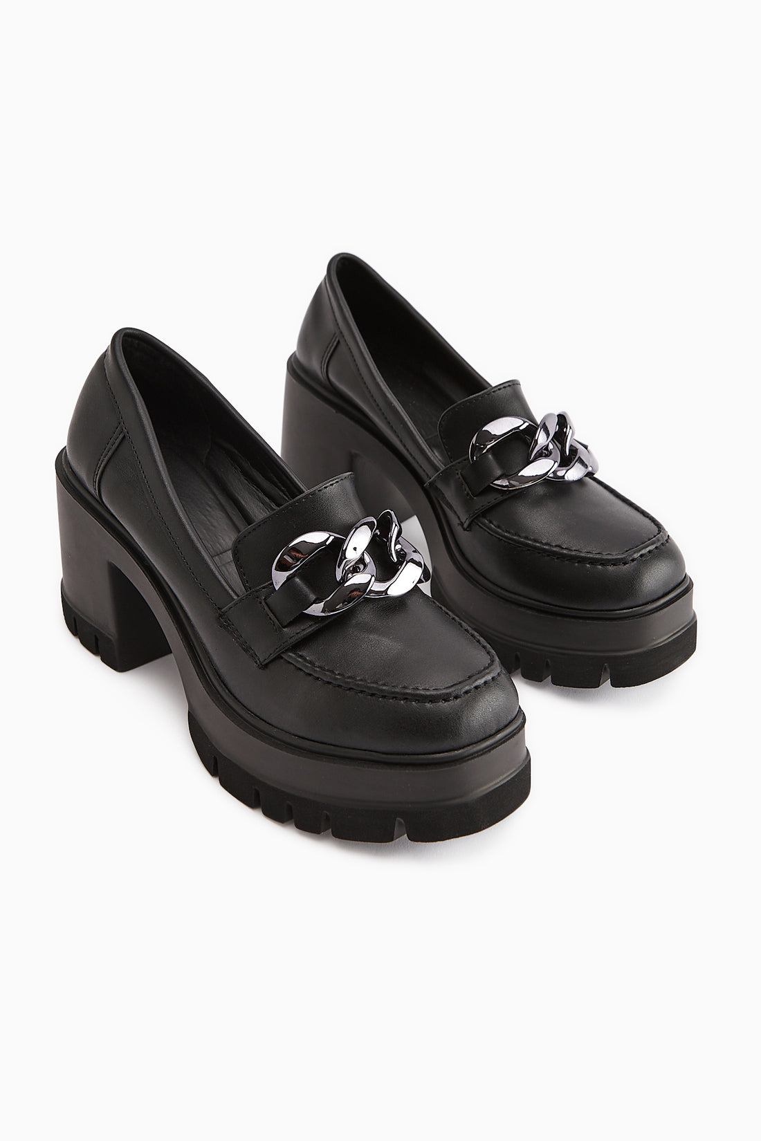 Chanpen Siyah Toka Detaylı Platformlu Günlük Ayakkabı