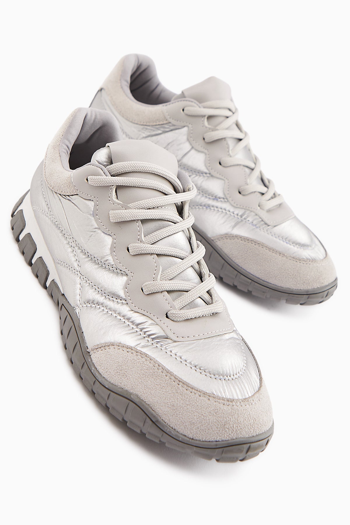 Leen Gri Paraşüt Kumaşlı Kadın Sneakers