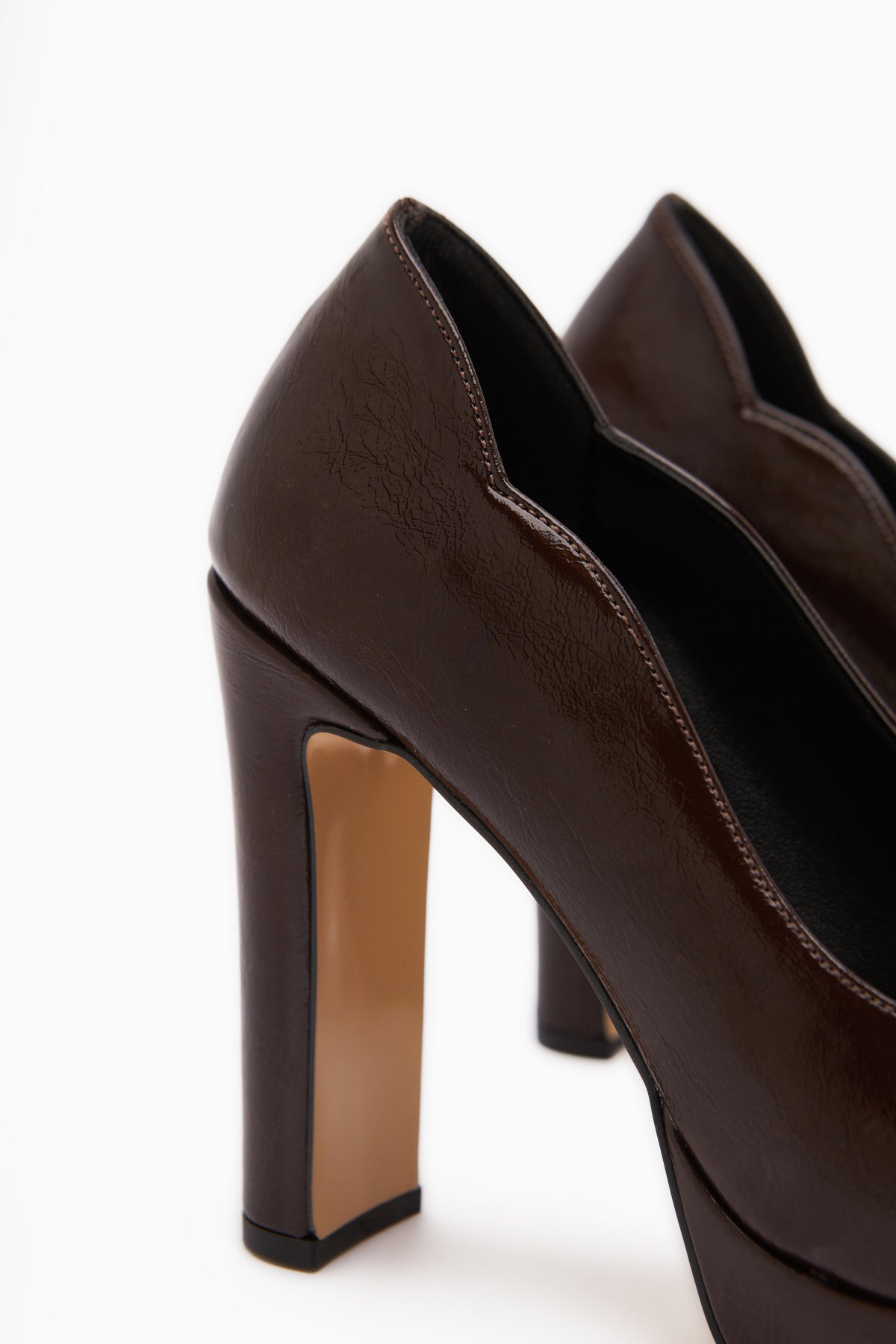 Ragni Kahve Platform Topuklu Kadın Ayakkabı