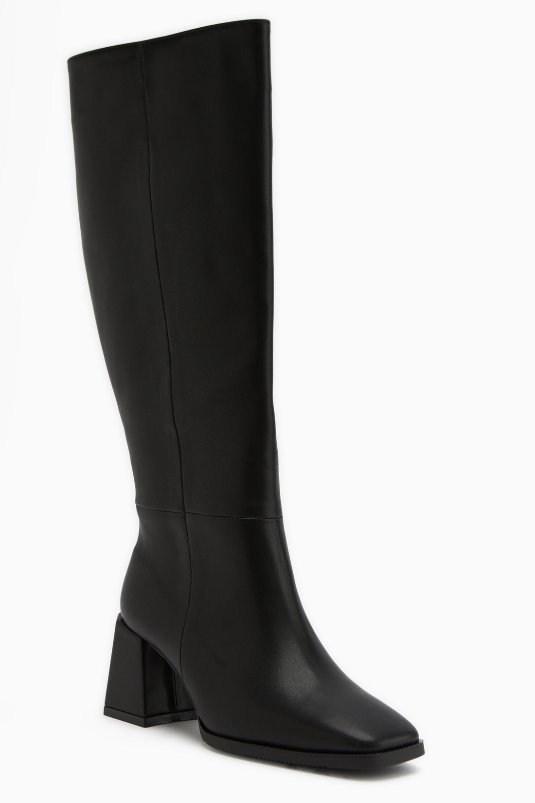 Carima Siyah Küt Brunlu Kadın Çizme