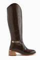 Kamilla Kahve Tokalı Kadın Çizme