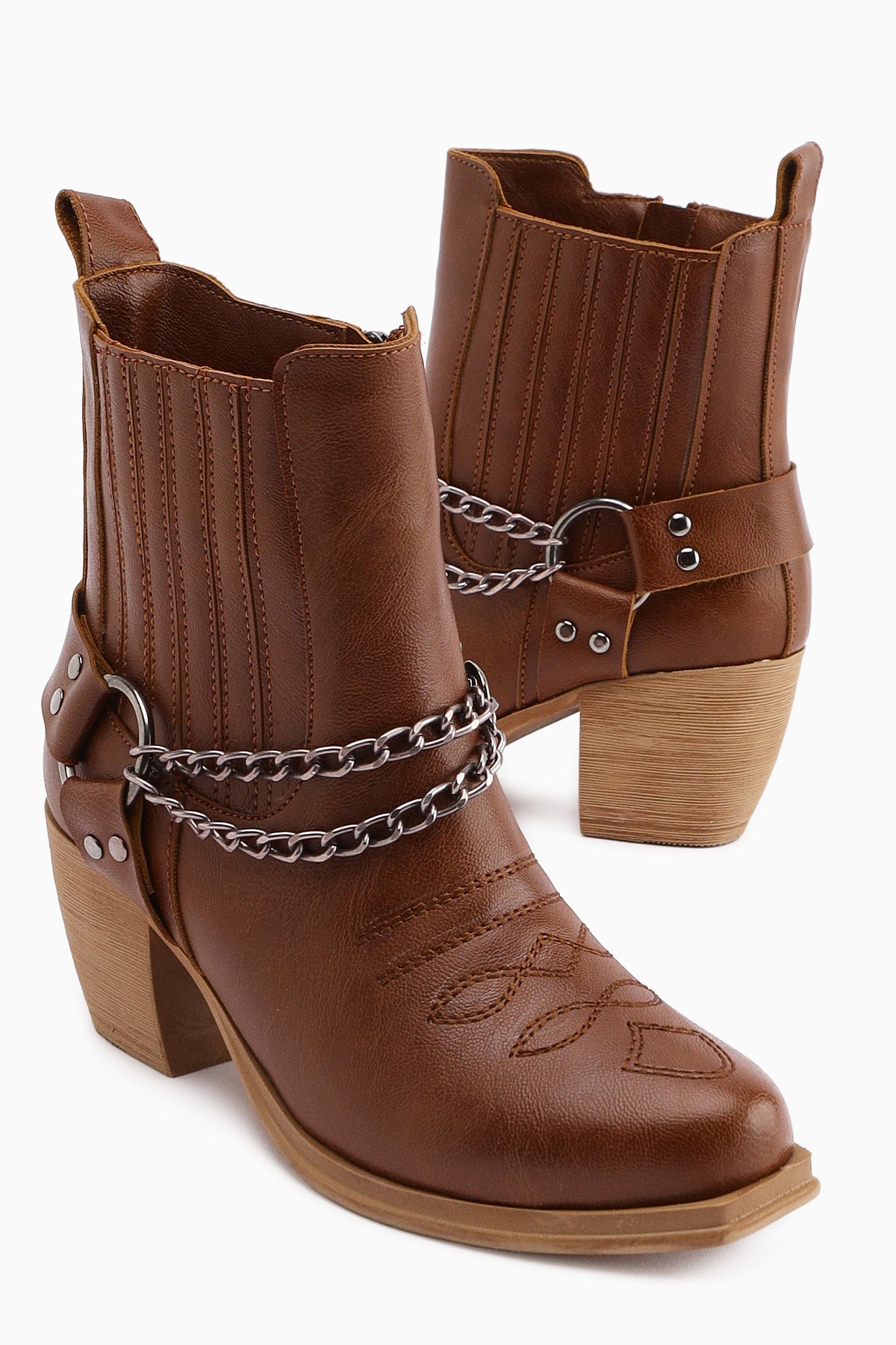 Deana Taba Nakışlı Kadın Western Bot