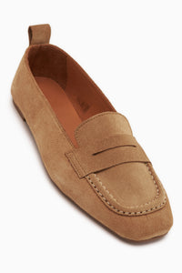 Novin Hakiki Deri Bal Köpüğü Küt Burunlu Kadın Babet