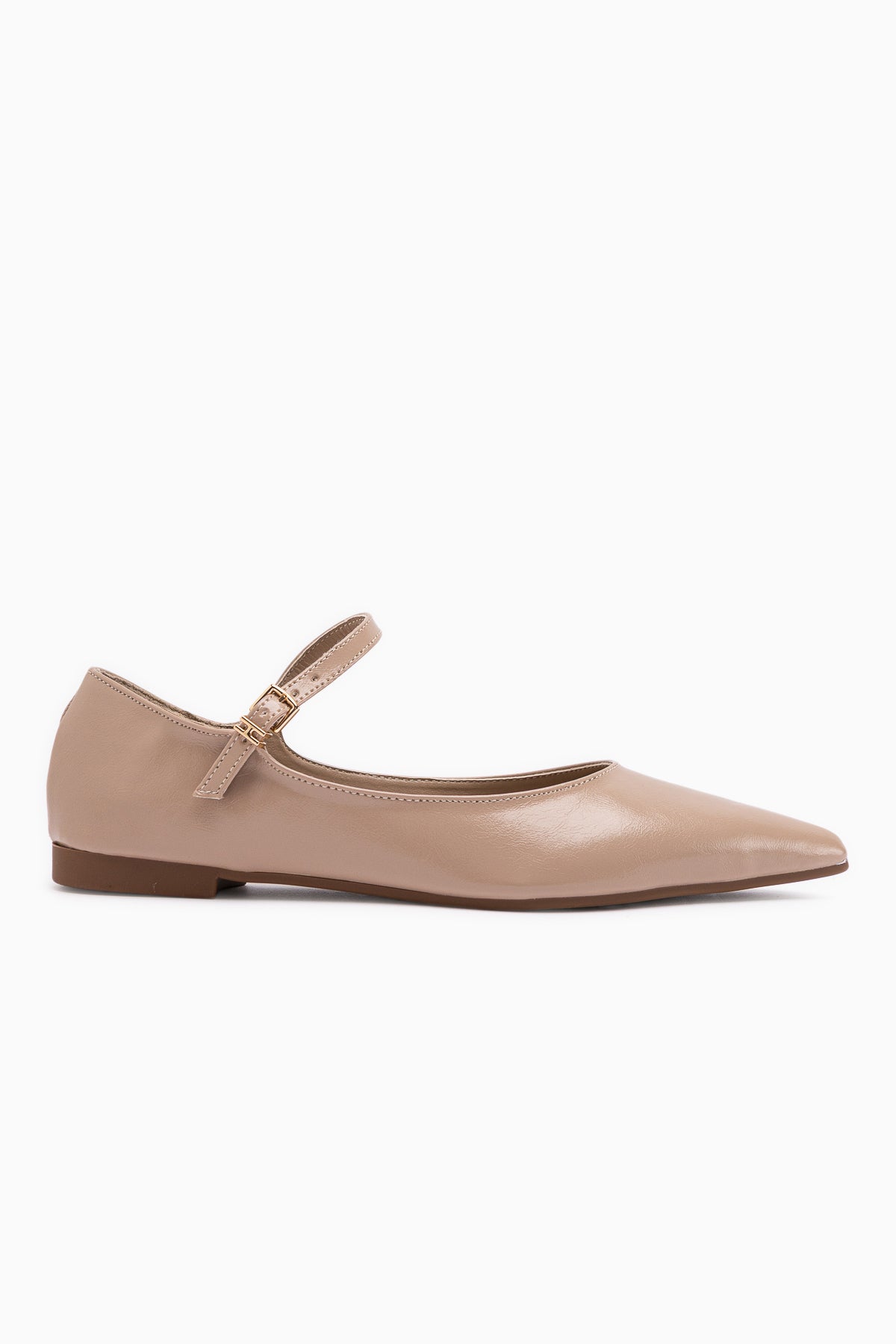 Minya Bej Sivri Burunlu Kadın Babet