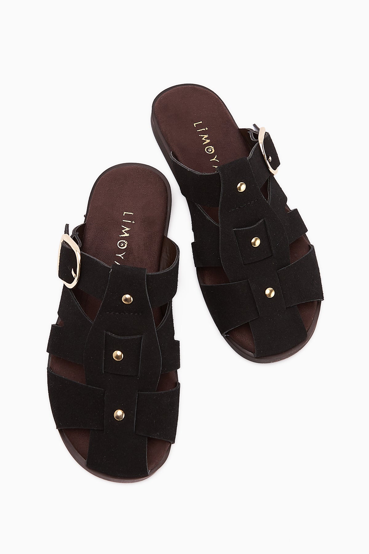 Hima Siyah Comfort Tokalı Kadın Terlik