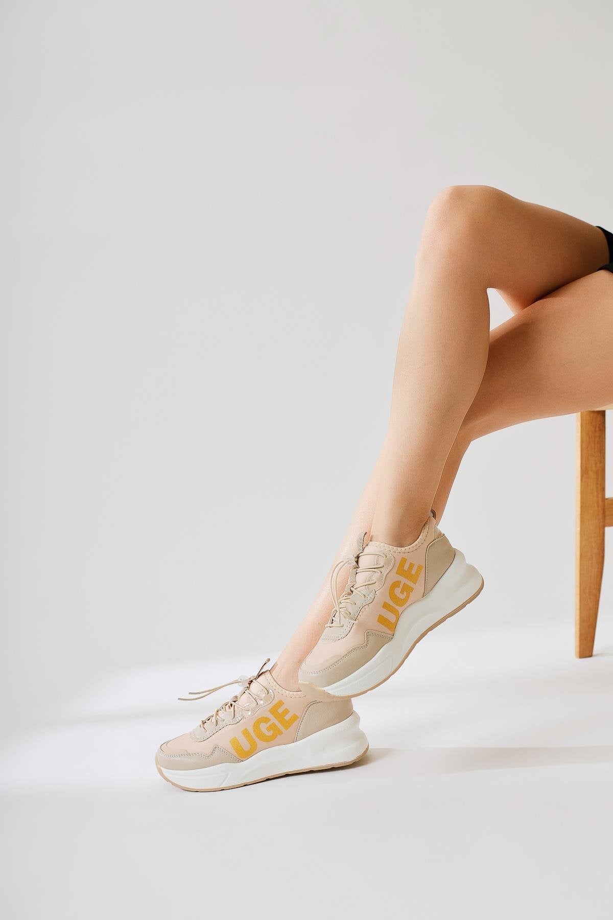 Mintra Nud Dalgıç Kumaş Baksılı Sneakers
