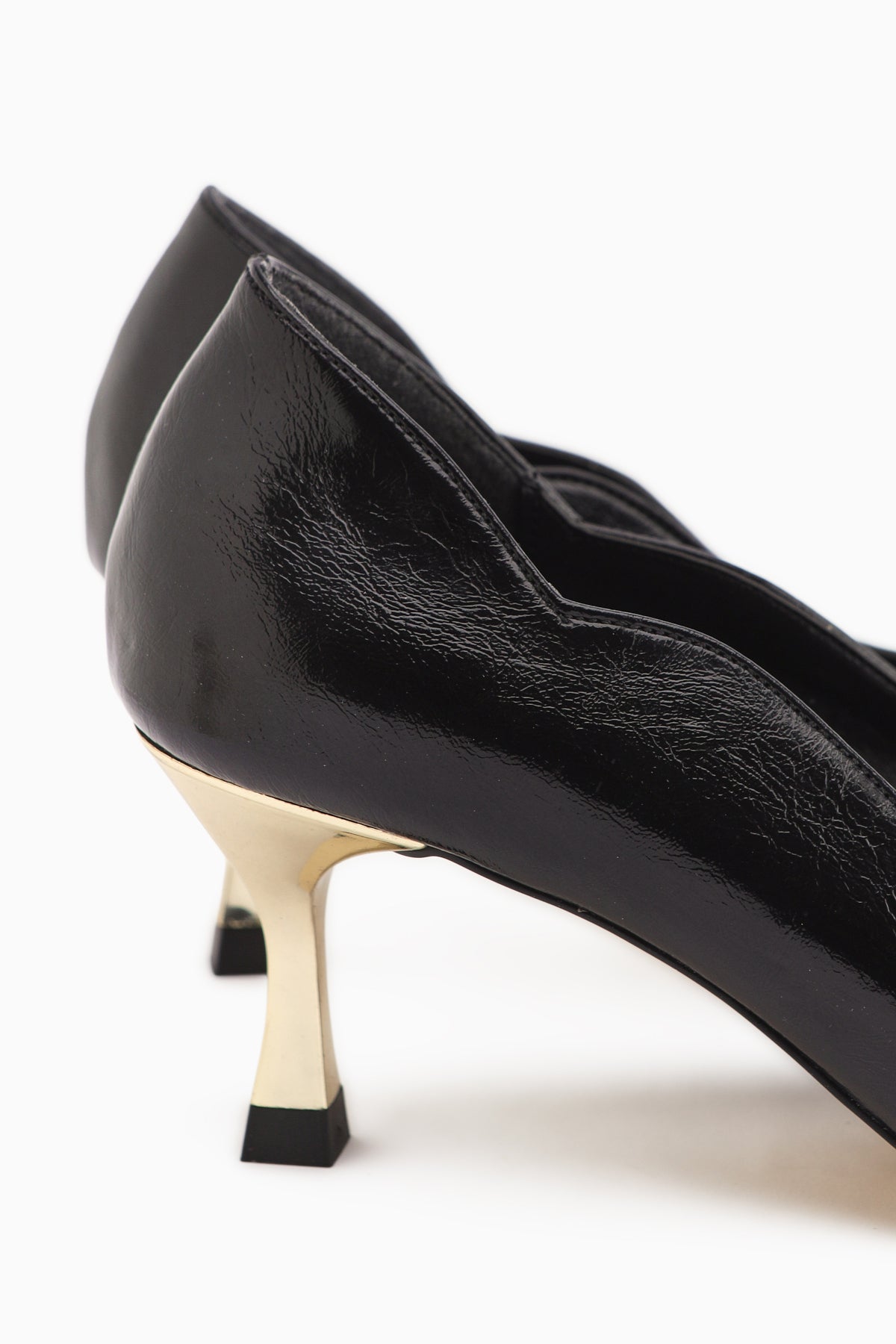 Liona Siyah Toka Detaylı Kadın Topuklu Ayakkabı Stiletto