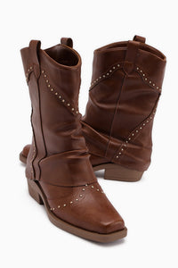 Joli Taba Western Kovboy Kadın Bot