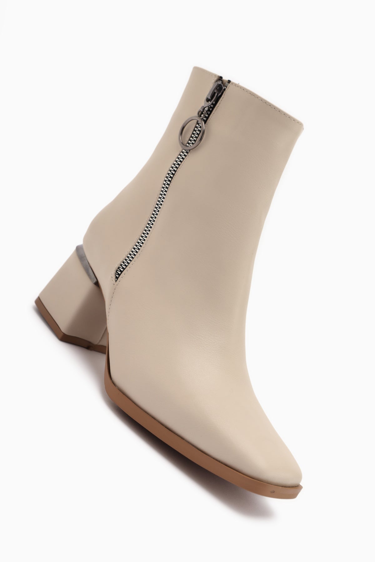 Deyana Ten Fermuar Aksesuarlı Bot