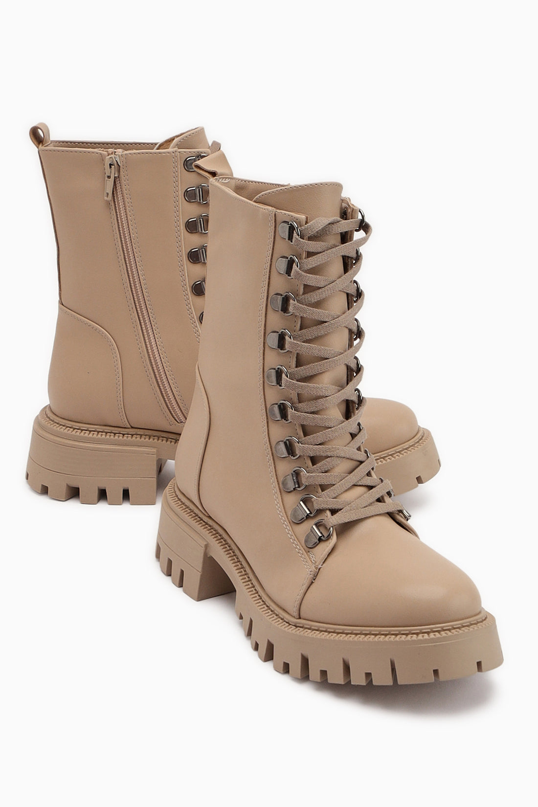 Suzette Nud Bağcıklı Kalın Tabanlı Bot