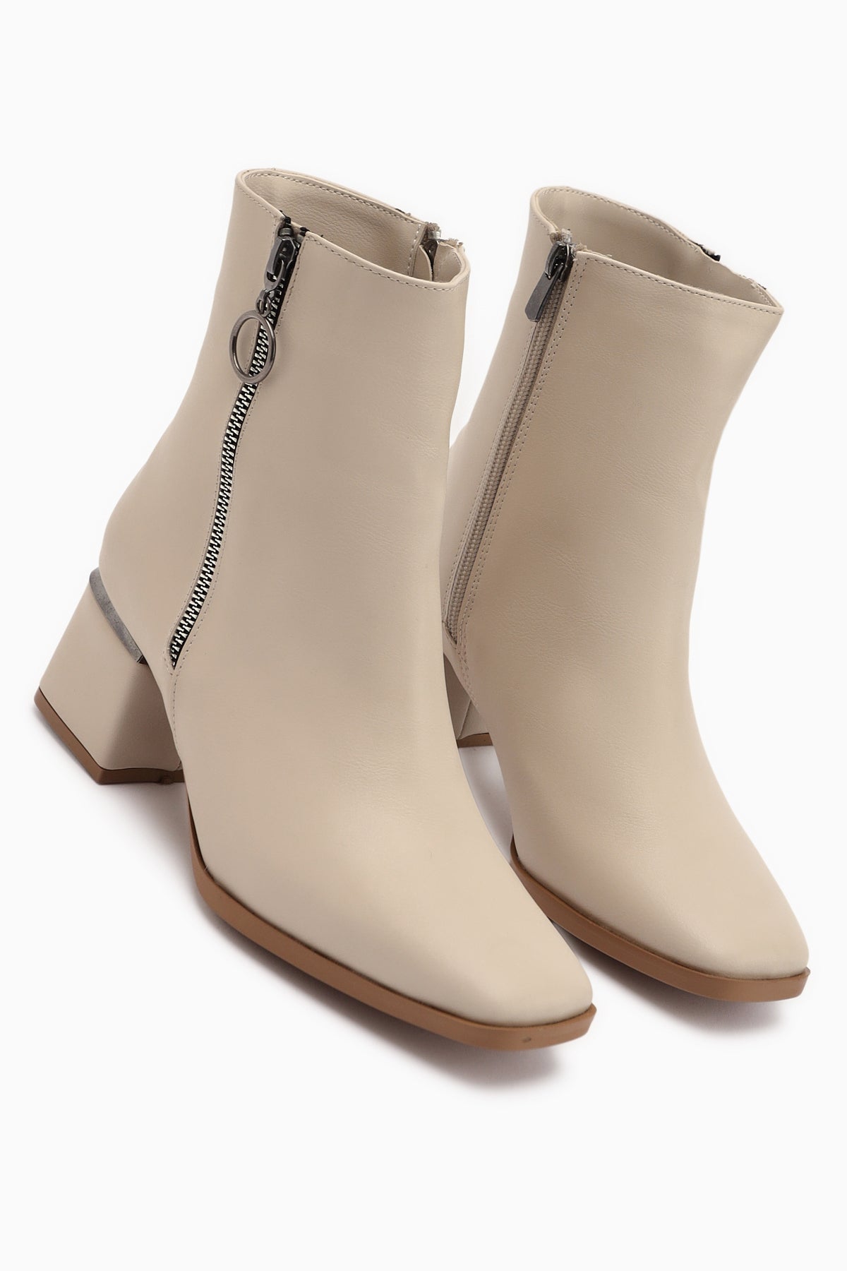 Deyana Ten Fermuar Aksesuarlı Bot