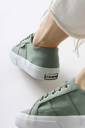 Timon Mint Rahat Taban Keten Sneakers