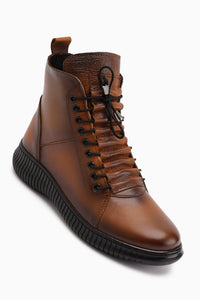 Jina Hakiki Deri Taba Bağcıklı Kadın Bot