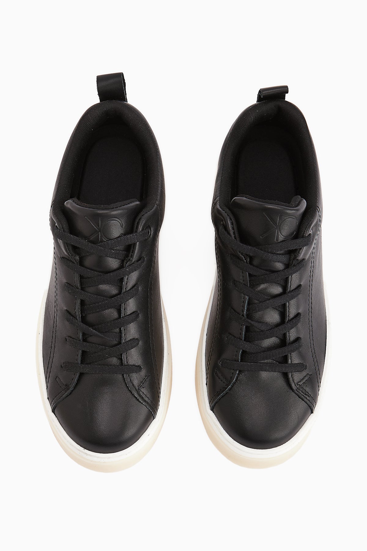Lina Hakiki Deri Siyah Kadın Sneaker Ayakkabı
