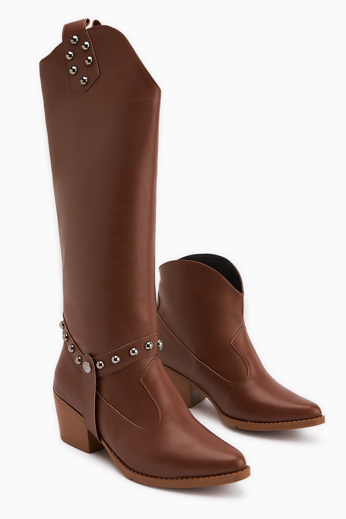 Caarina Taba Çıkarılabilir Konçlu Çizme-Bot