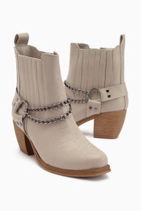 Deana Bej Nakışlı Kadın Western Bot