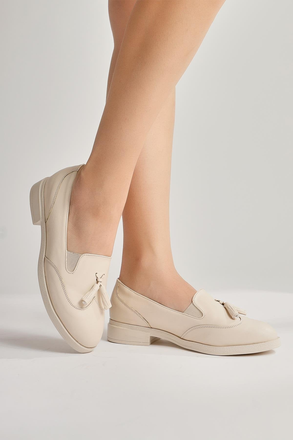 Vinny Bej Püskül Detaylı Günlük Ayakkabı