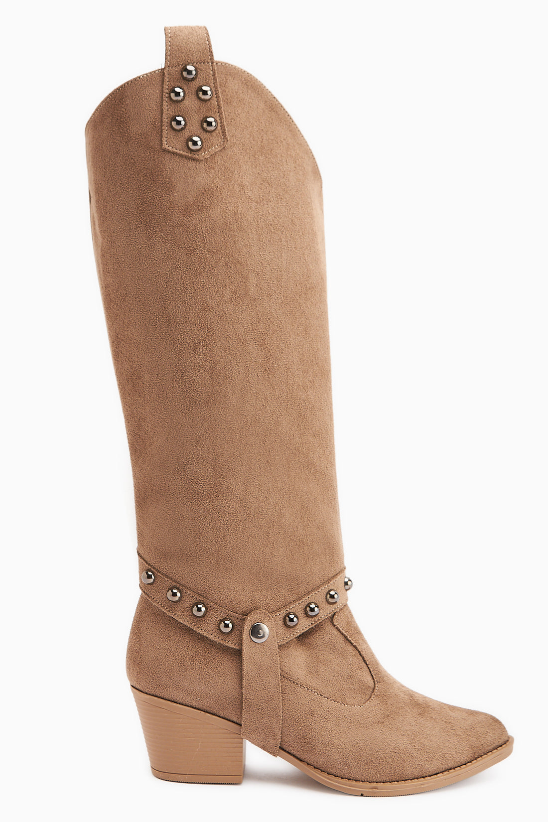 Caarina Vizon Süet Çıkarılabilir Konçlu Çizme-Bot