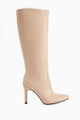 Lucine Nud Sivri Burunlu İnce Topuklu Çekme Çizme