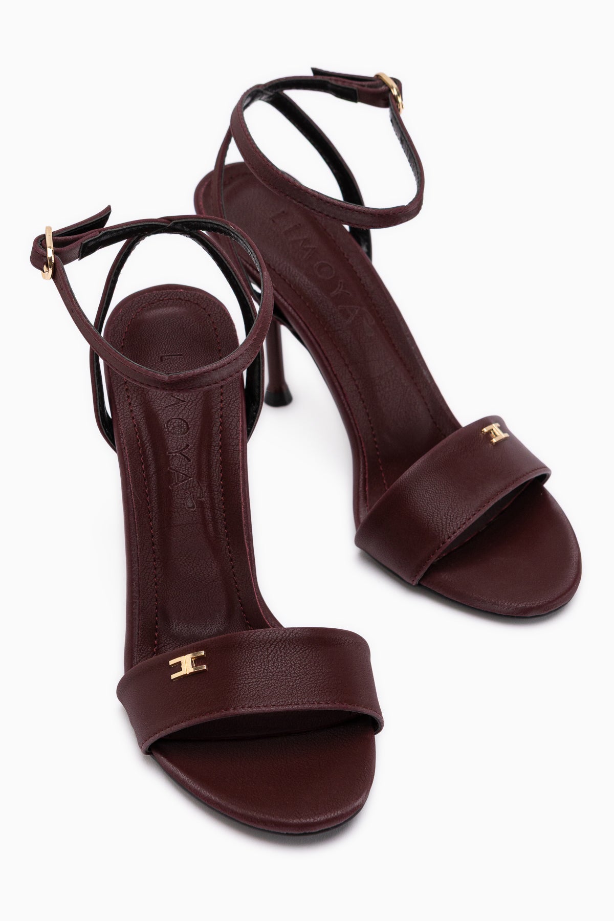 Jamila Bordo Bilekten Bağlamalı İnce Topuklu Kadın Ayakkabı