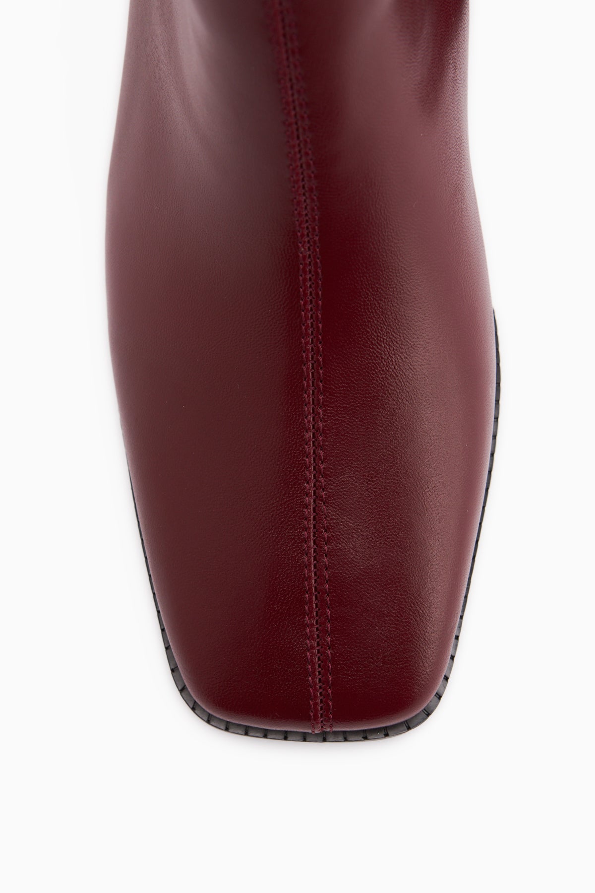 Margot Bordo Küt Burunlu Topuklu Kadın Bot