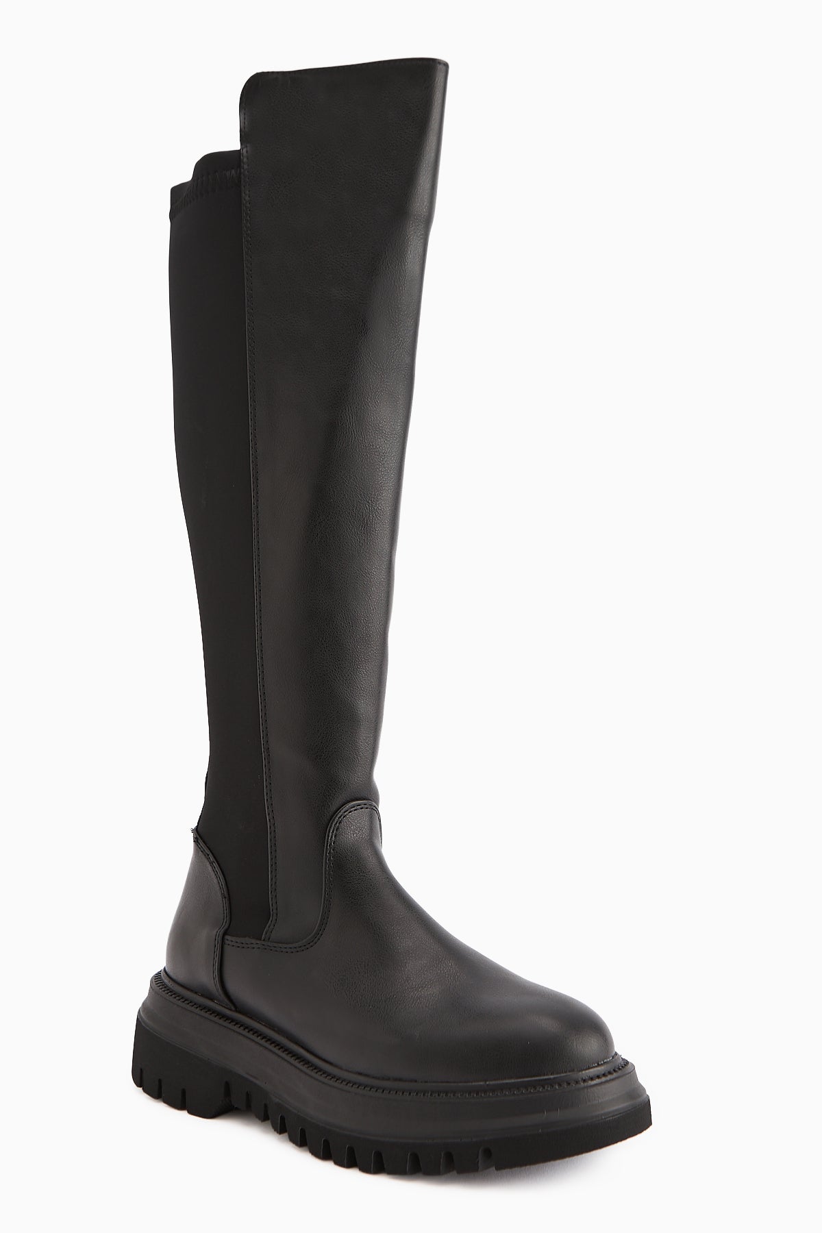 Latoya Siyah Streç Detaylı Çizme