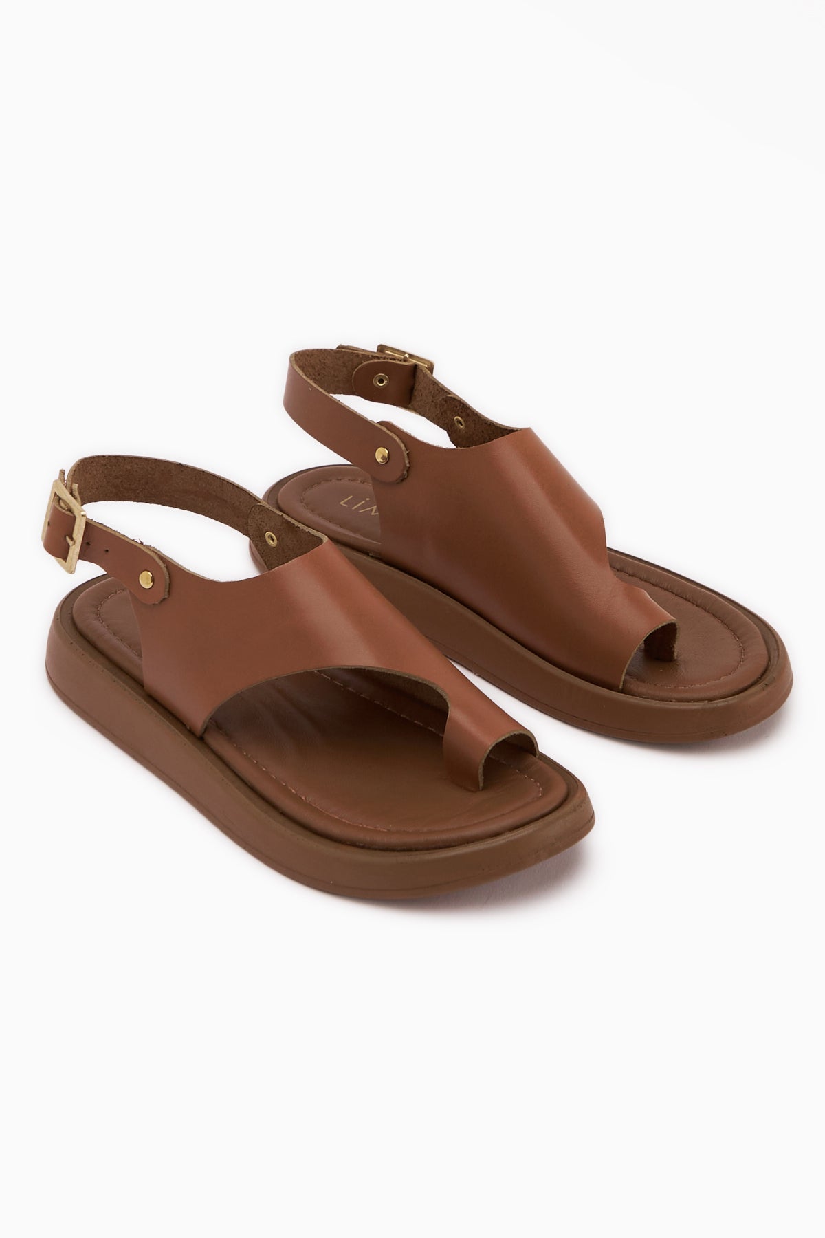 Alis Hakiki Deri Taba Parmak Arası Kadın Sandalet