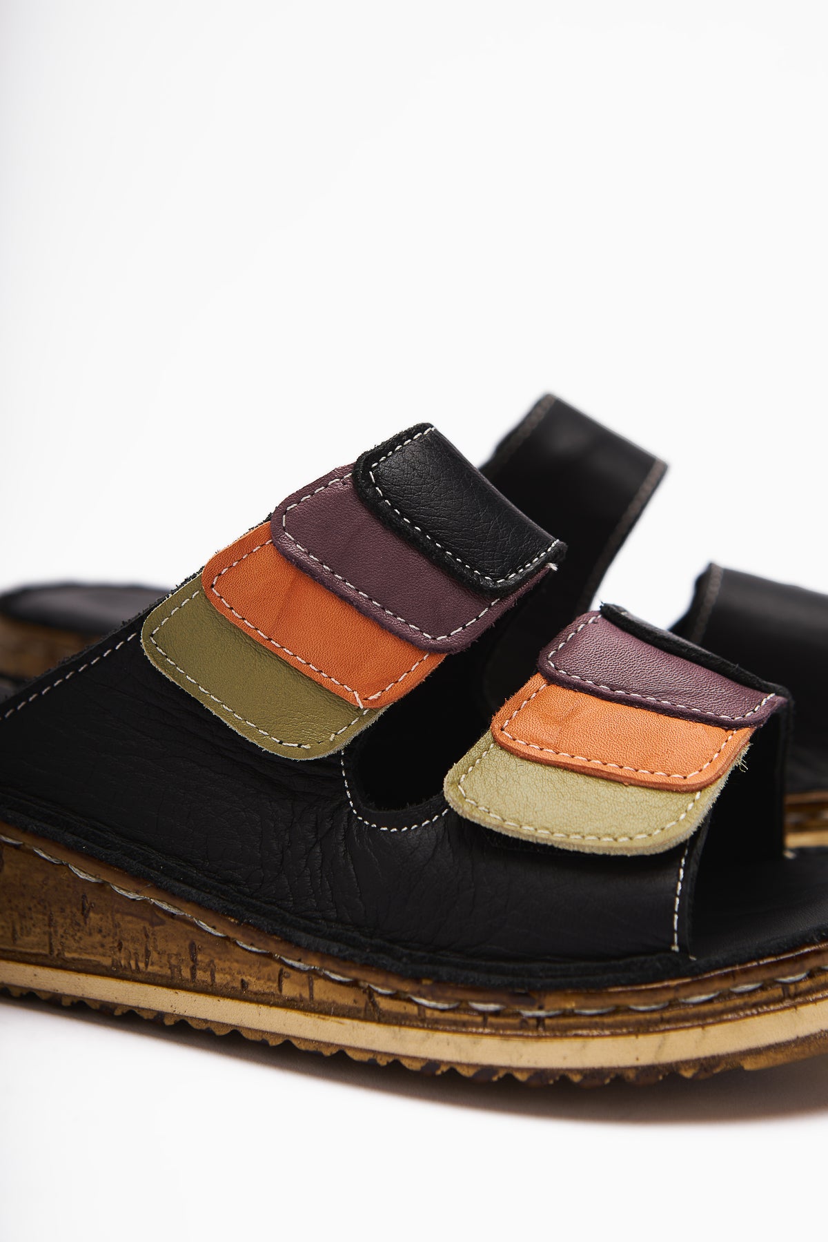 Hakiki Deri Kassid Siyah Comfort Terlik