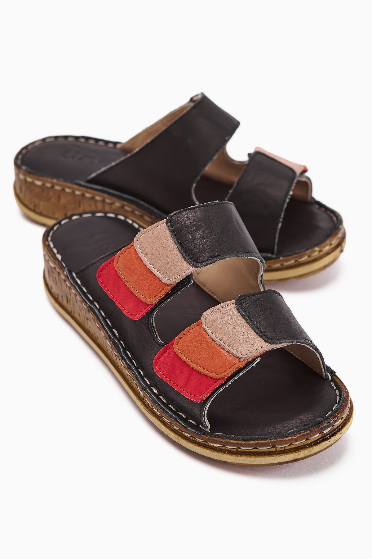 Hakiki Deri Kassid Siyah Comfort Terlik