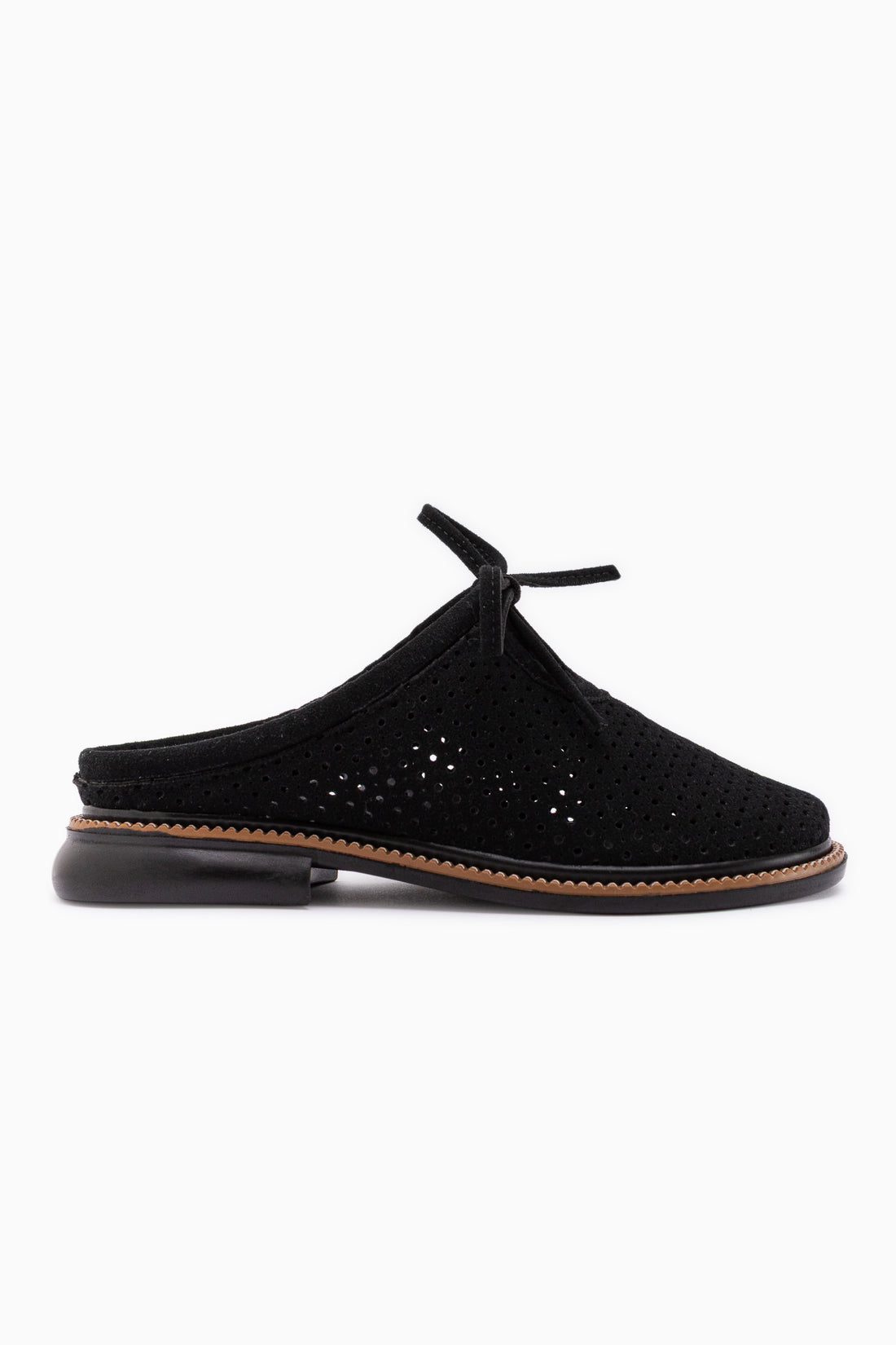 Jela Siyah Süet Kadın Terlik