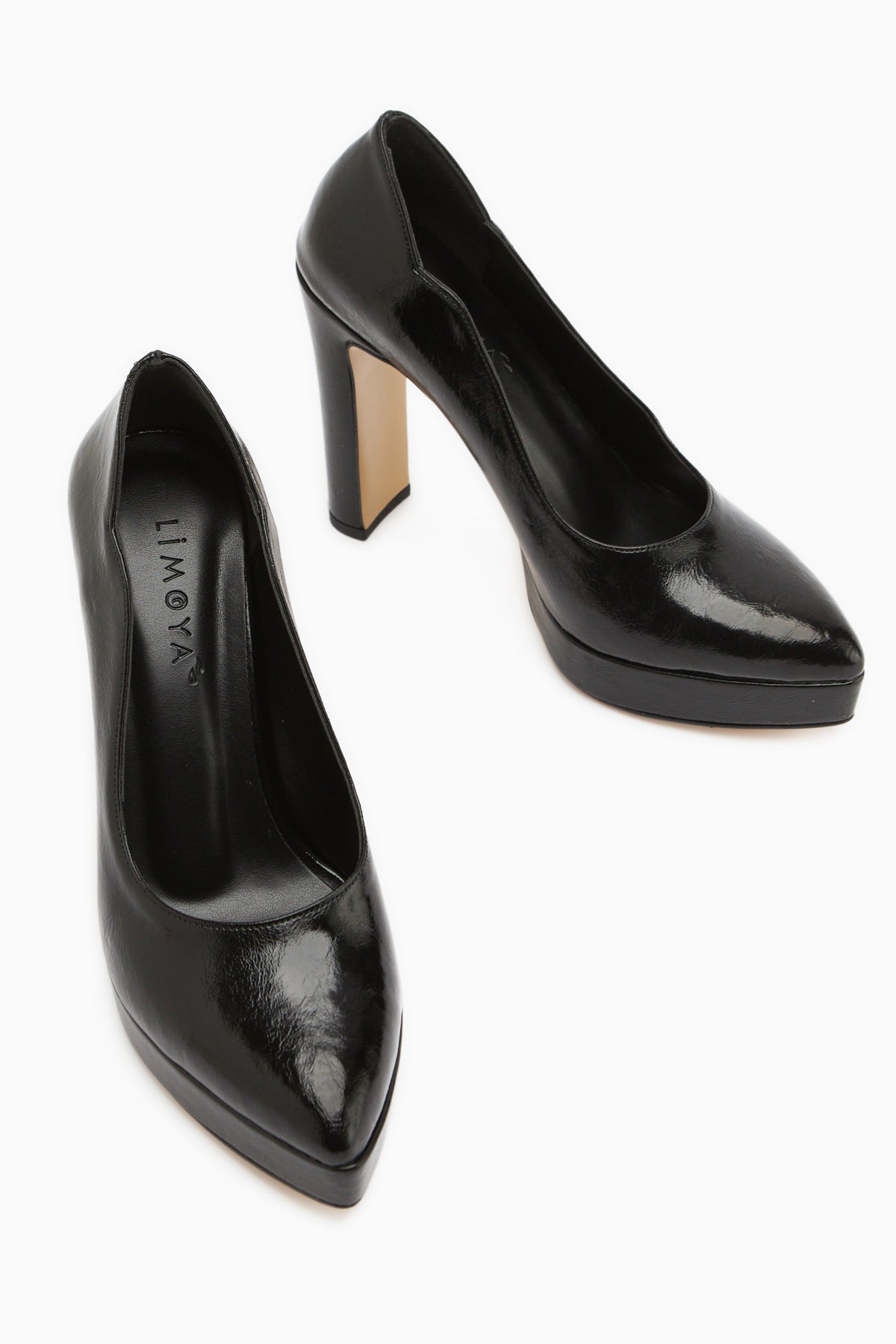 Ragni Siyah Platform Topuklu Kadın Ayakkabı