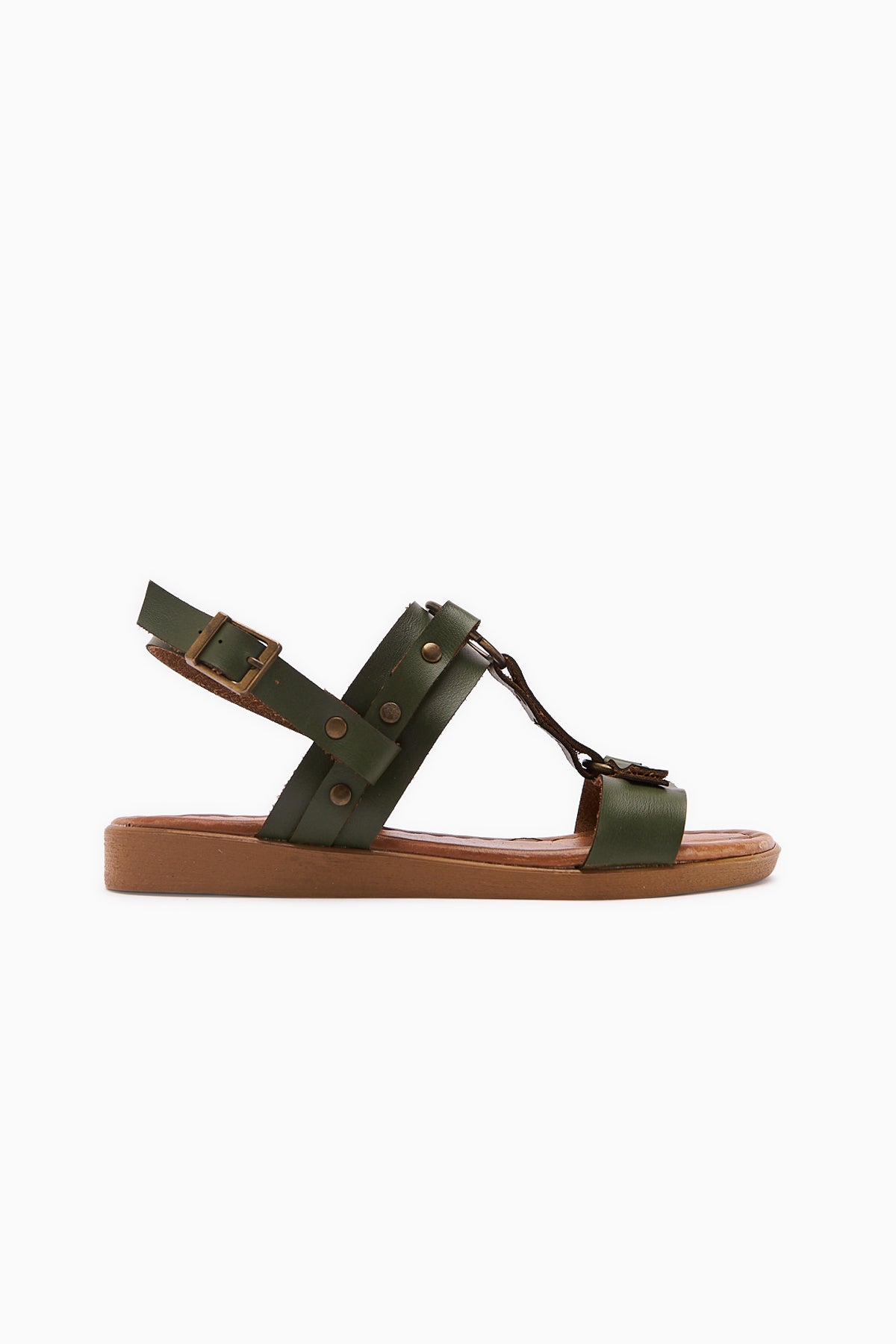 Hakiki Deri Jaime Haki Sandalet