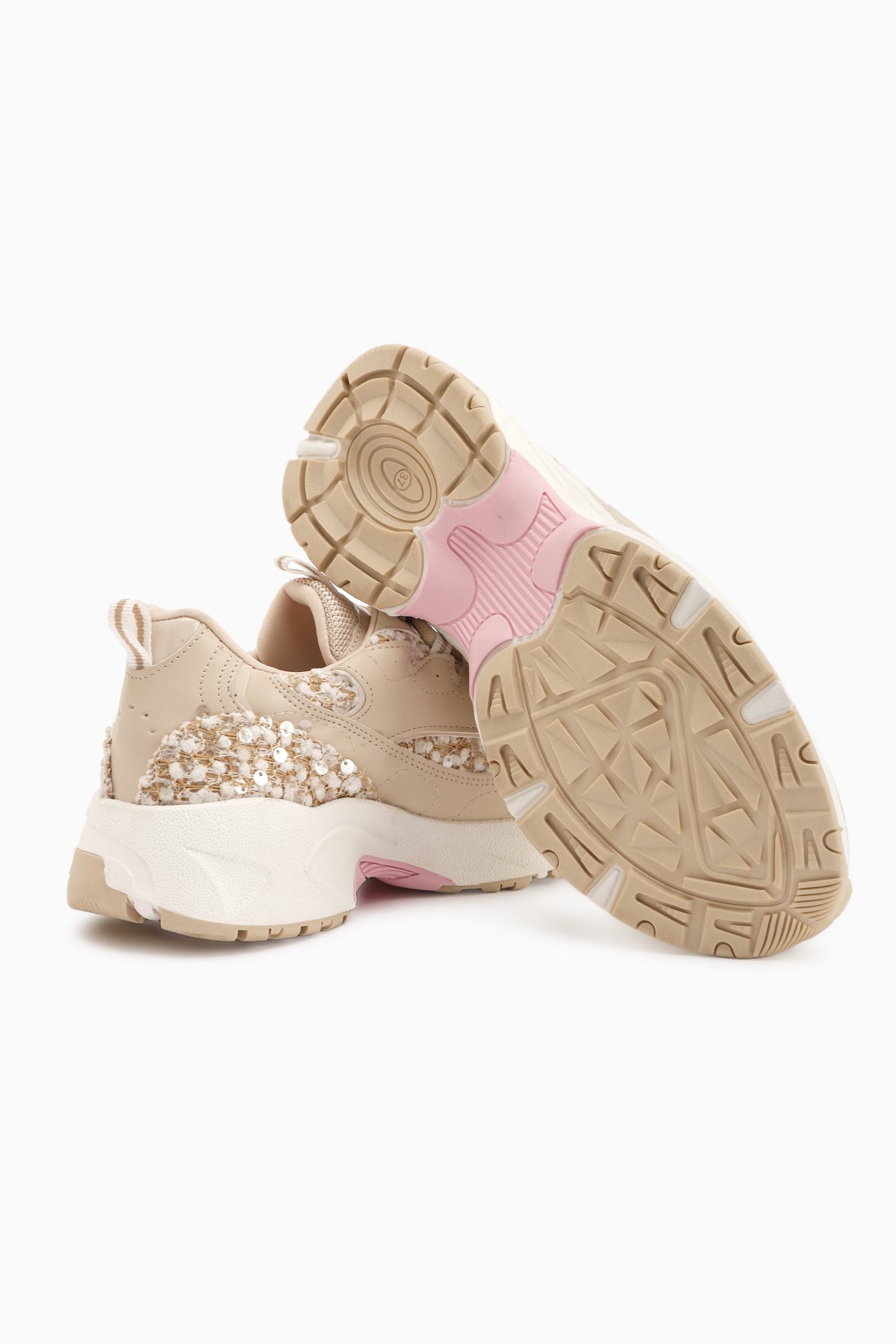 Rozhin Bej Pullu Kalın Taban Kadın Spor Ayakkabı