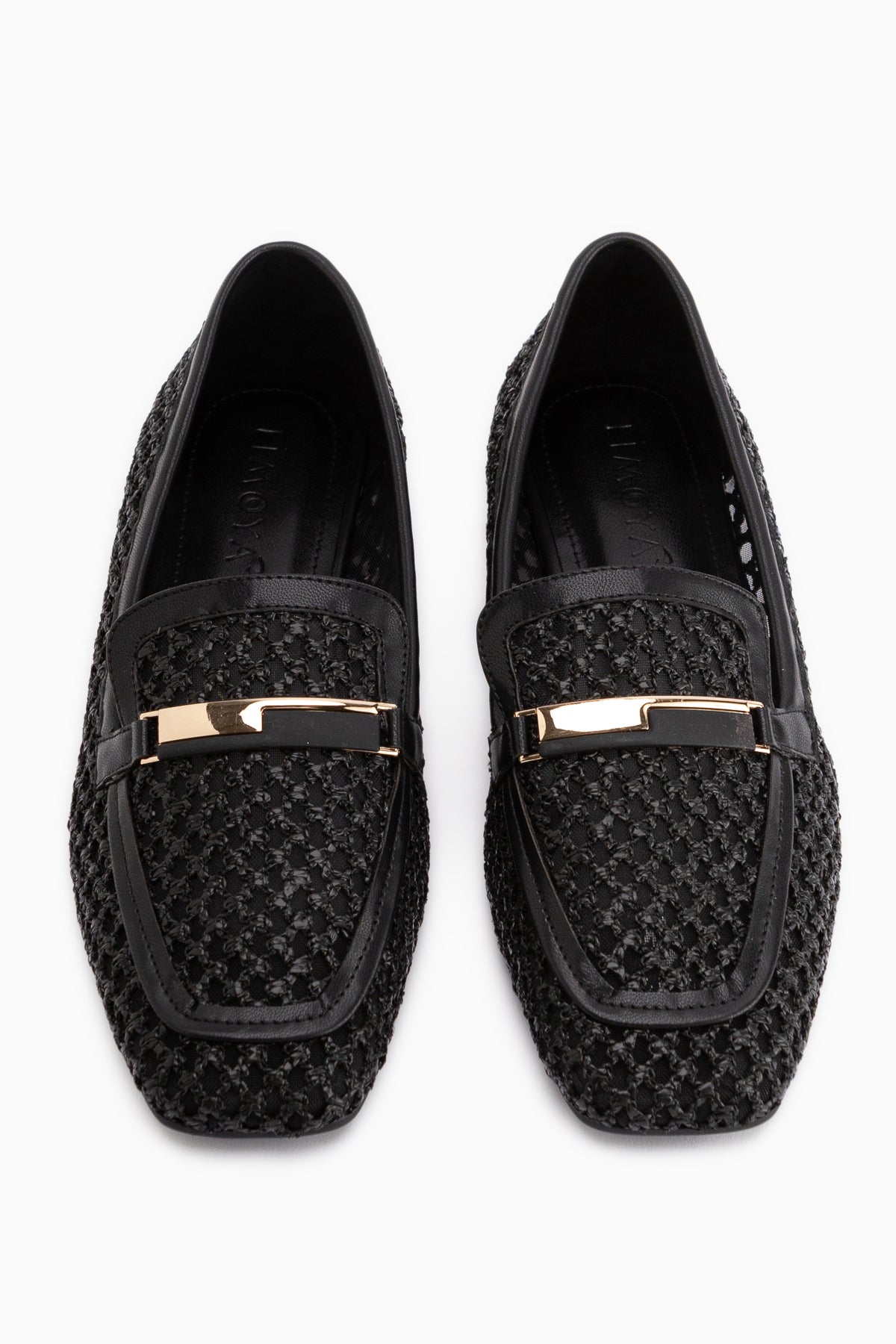 Nika Siyah Hasır Kadın Babet