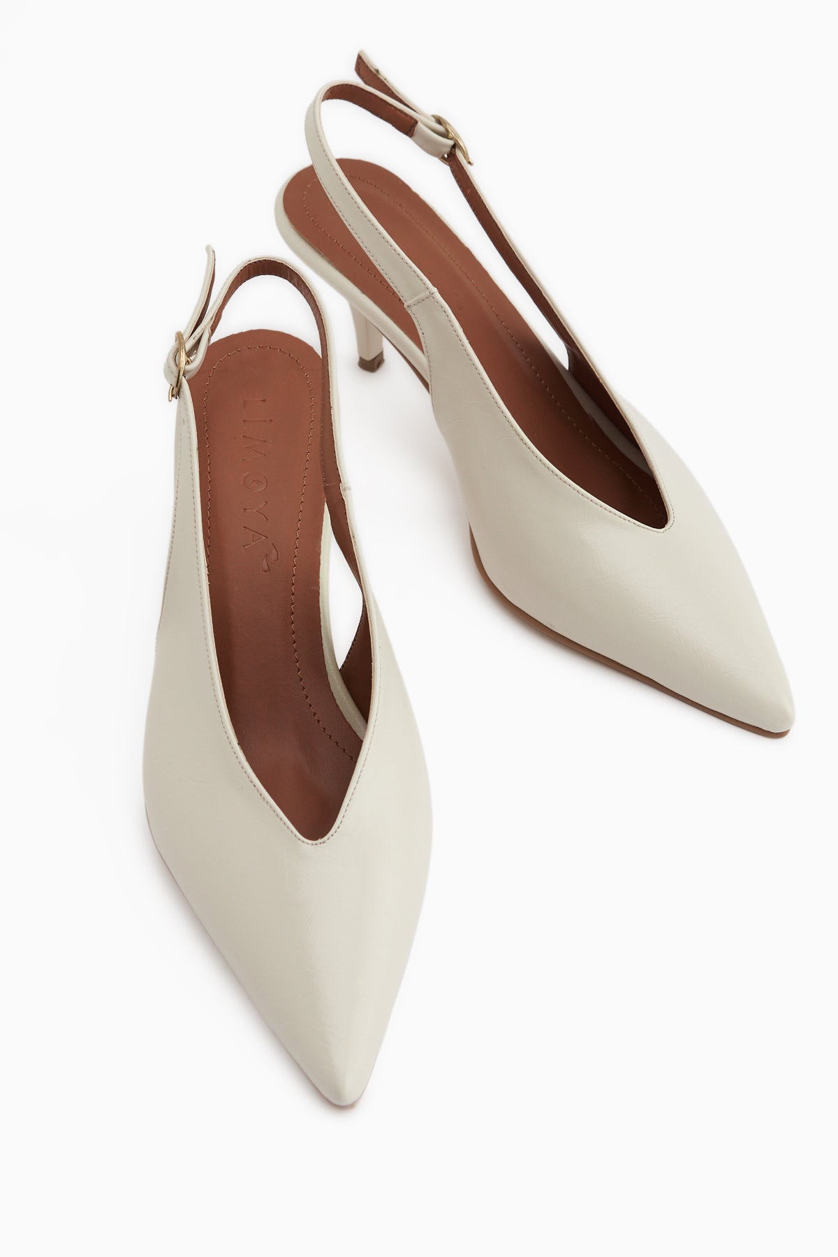 Mija Bej Kemerli Kadın Topuklu Ayakkabı