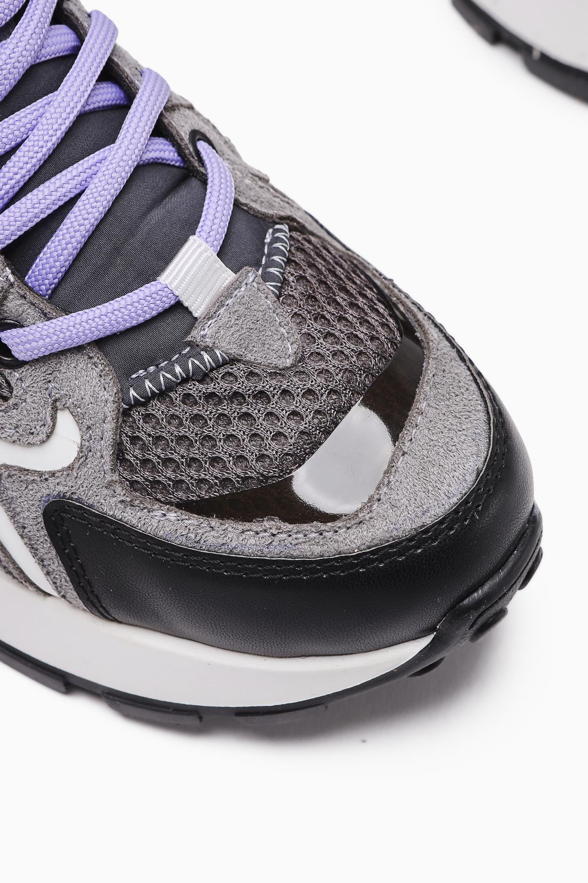 Onella Füme Süet Detaylı Bağcıklı Kadın Sneakers