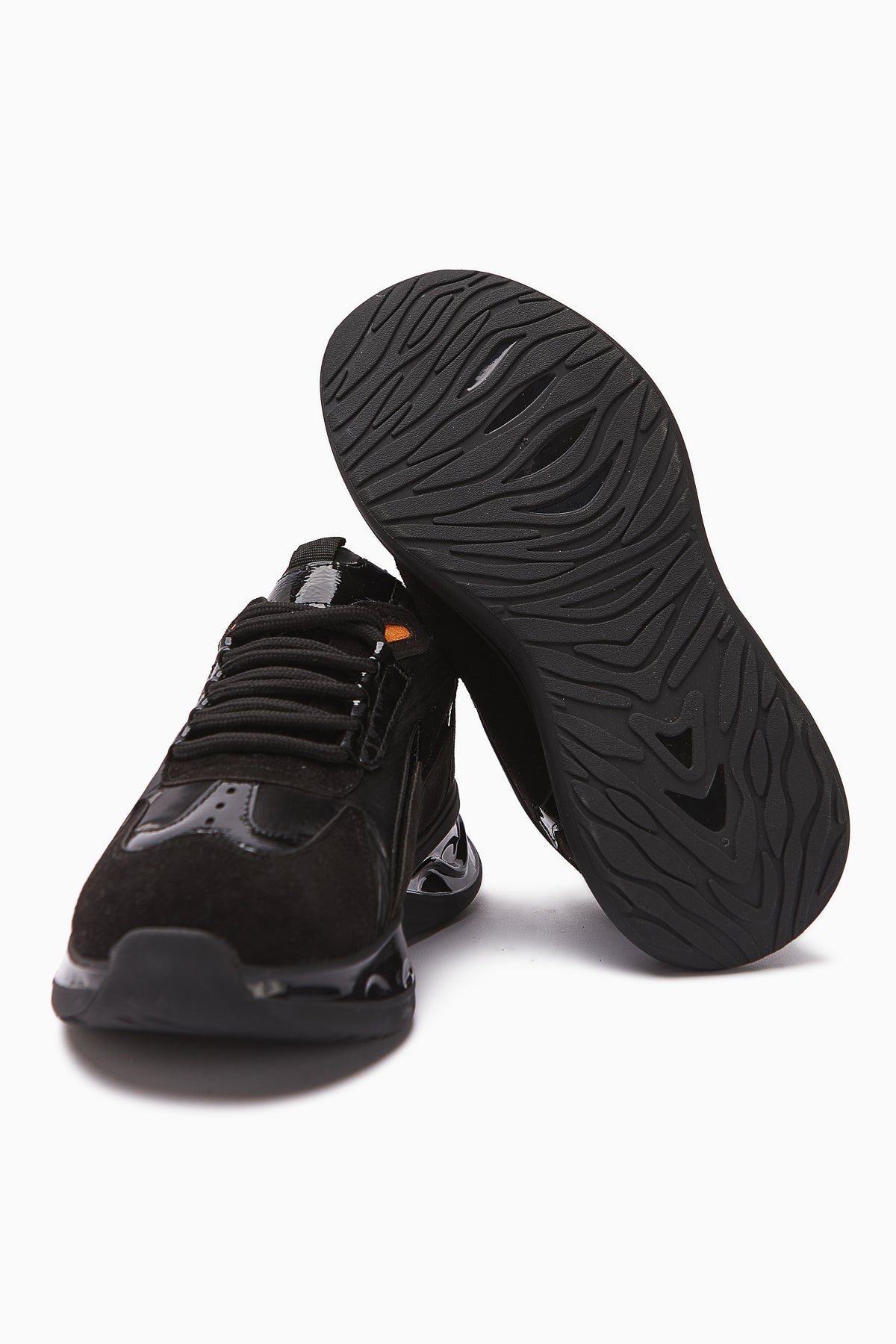Tolin Siyah Paraşüt Kumaşlı Kadın Sneakers Ayakkabı