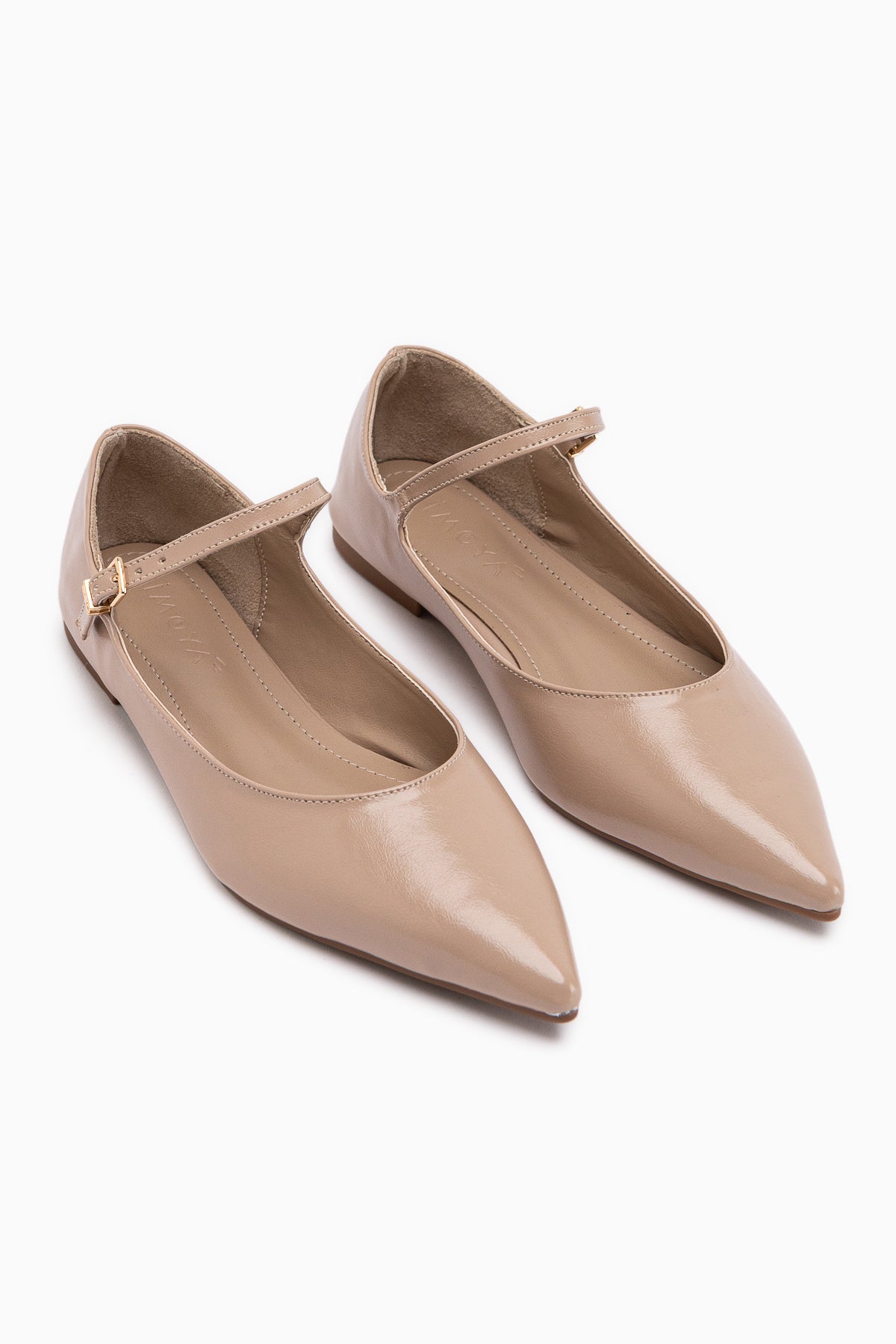 Minya Bej Sivri Burunlu Kadın Babet