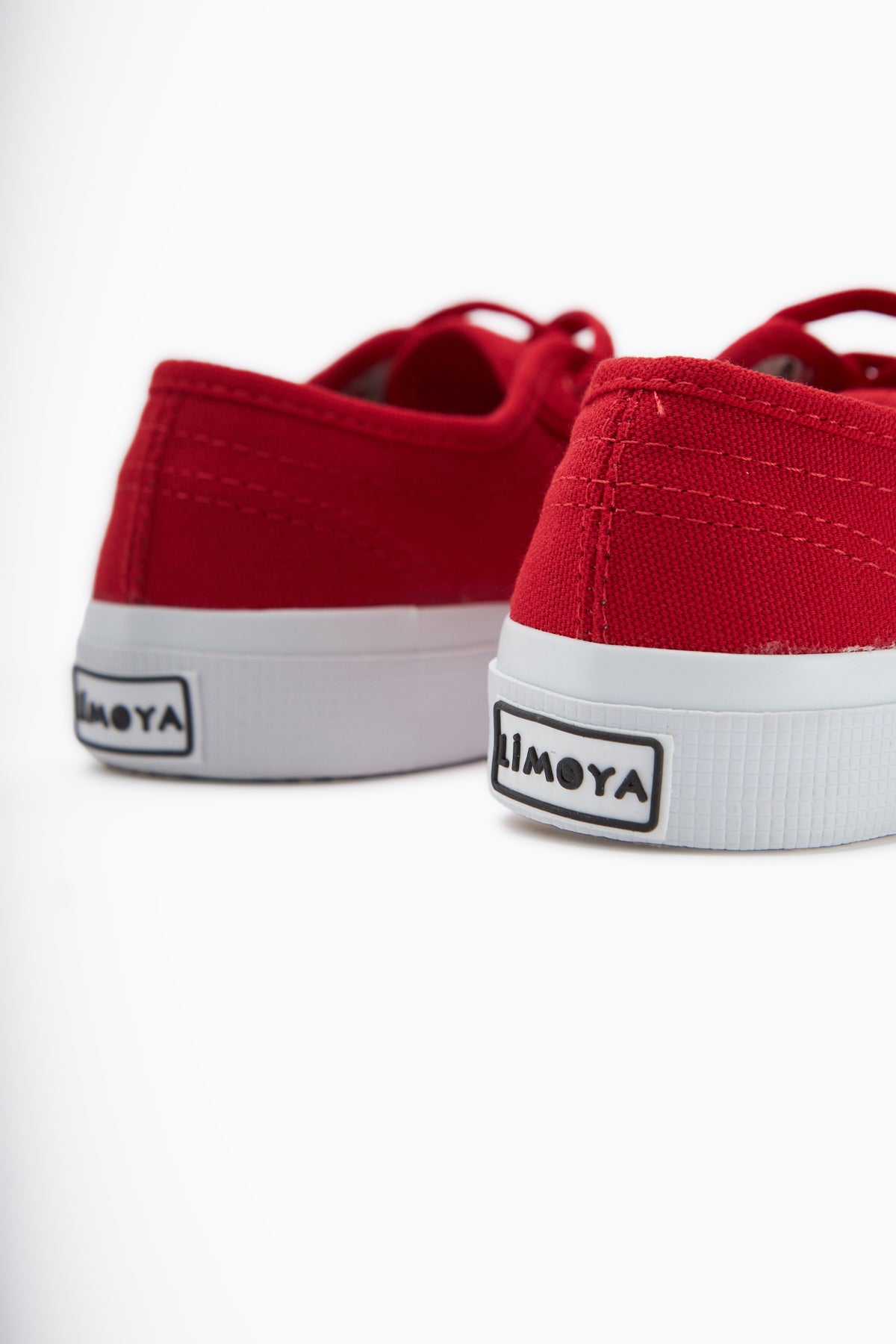 Timon Kırmızı Rahat Taban Keten Sneakers