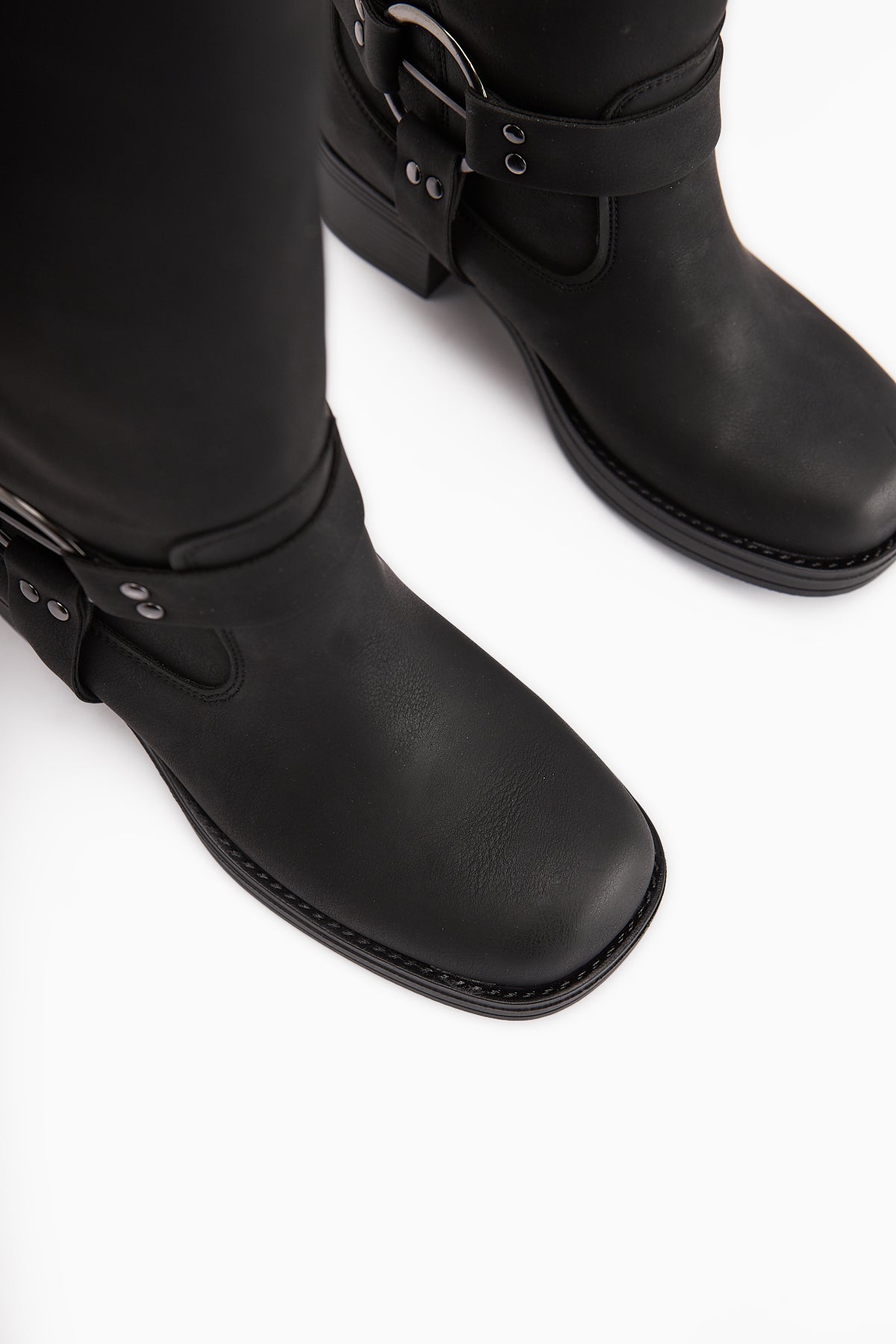 Soleil Siyah Kemer Detaylı Çekme Çizme